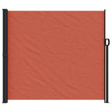 VidaXL Windshield Extendable 180x500 cm Terracotta