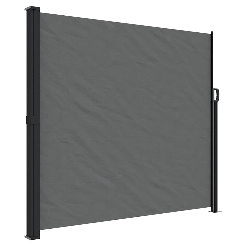Vidaxx ausziehbarer Windschutz 180x500 cm Anthrazit