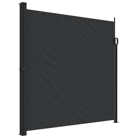 Vidaxx ausziehbarer Windschutz 200x500 cm schwarz