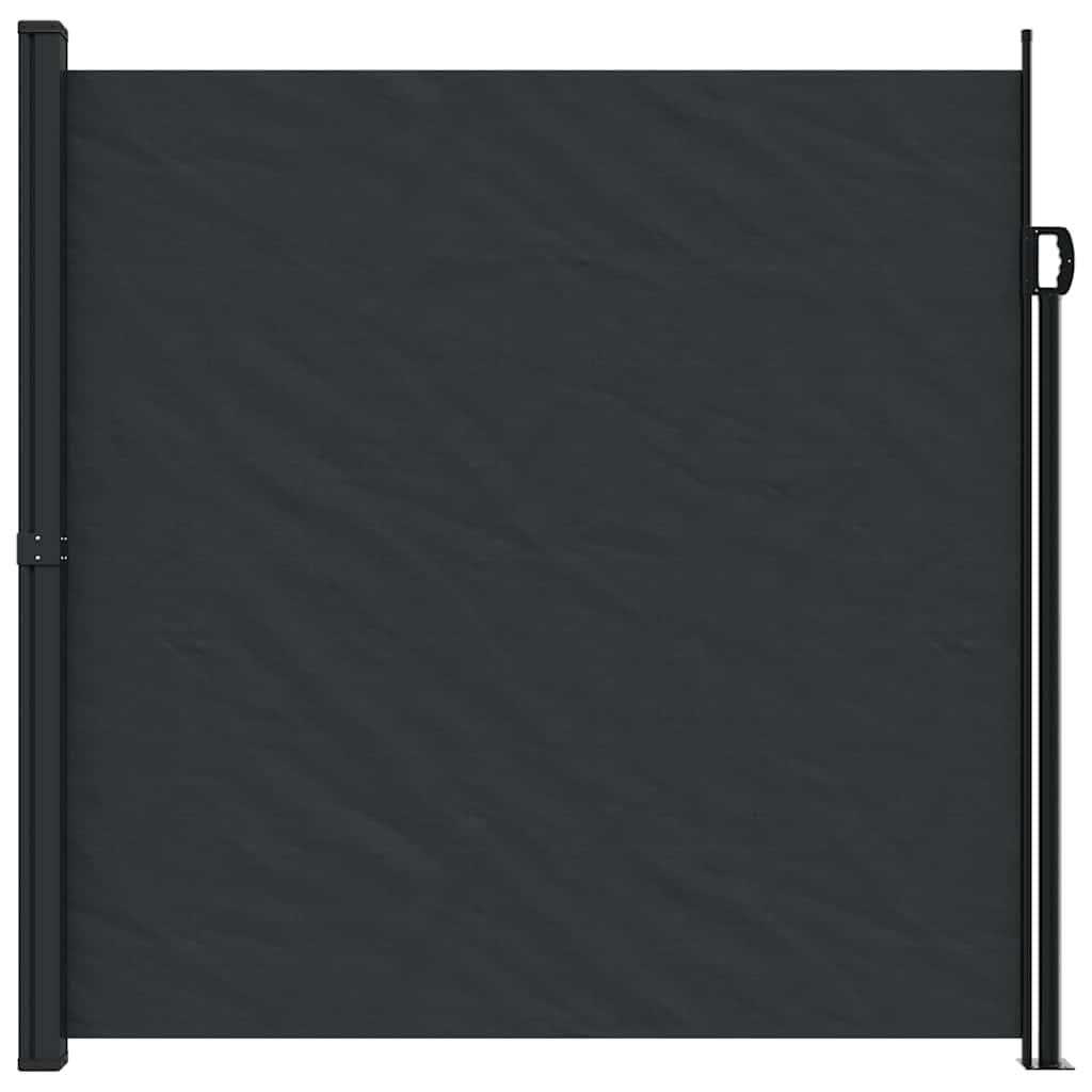 Vidaxx ausziehbarer Windschutz 200x500 cm schwarz