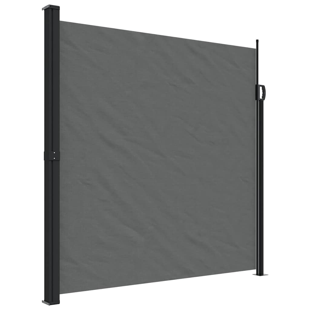 Vidaxx ausziehbarer Windschutz 200x500 cm Anthrazit