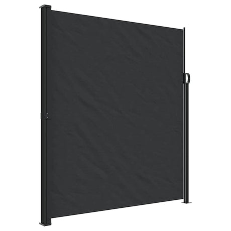 Vidaxx ausziehbarer Windschutz 220x500 cm schwarz