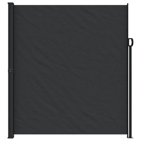 Vidaxx ausziehbarer Windschutz 220x500 cm schwarz