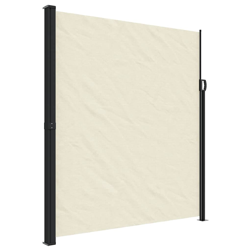 Vidaxl windshield Extendable 220x500 cm cream colored