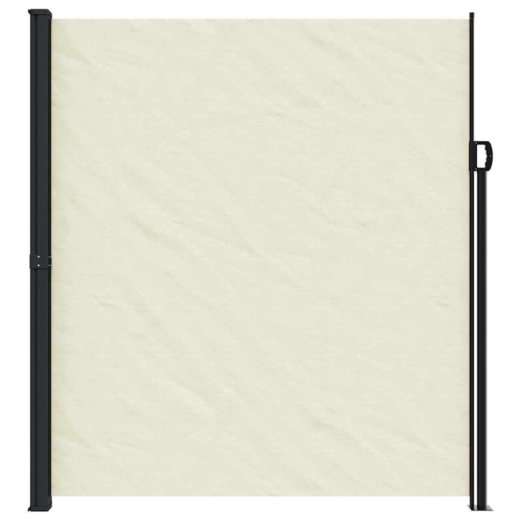 Pare-brise vidaxl extensible 220x500 cm de couleur crème