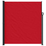 Vidaxl windscherm uittrekbaar 220x500 cm rood