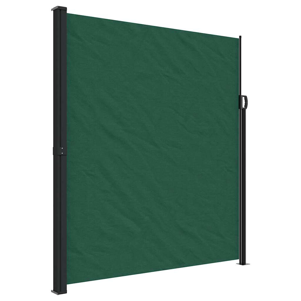Vidaxl windscherm uittrekbaar 220x500 cm donkergroen
