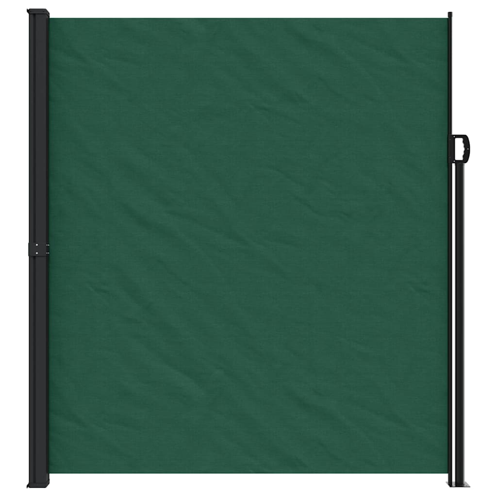 Vidaxl windscherm uittrekbaar 220x500 cm donkergroen