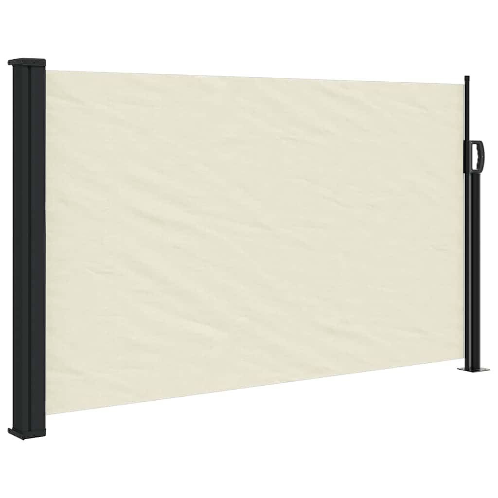 Vidaxx ausziehbarer Windschutz 120x600 cm creme