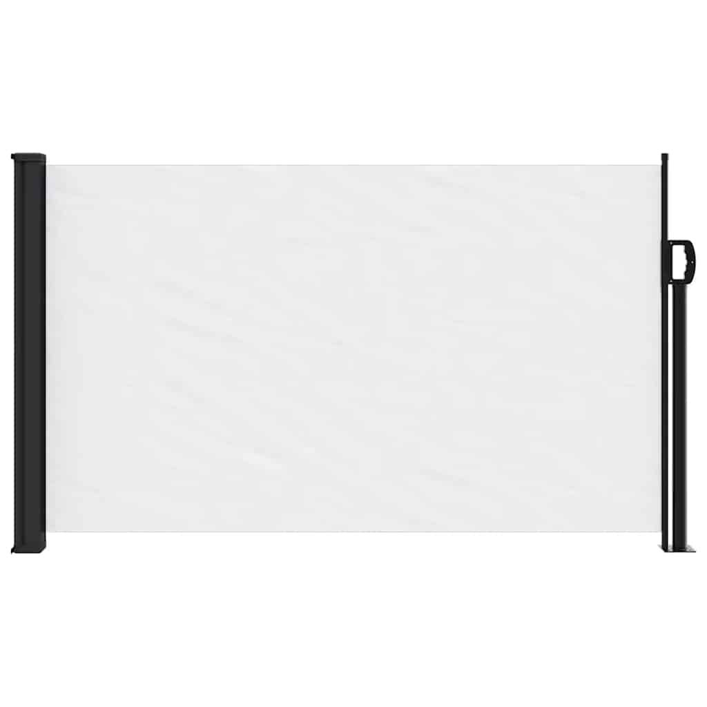 Vidaxx ausziehbarer Windschutz 120x600 cm weiß
