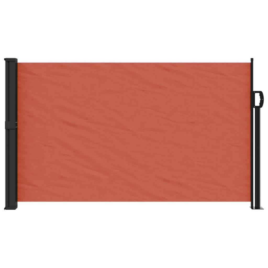 Vidaxx ausziehbarer Windschutz 120x600 cm Terrakotta