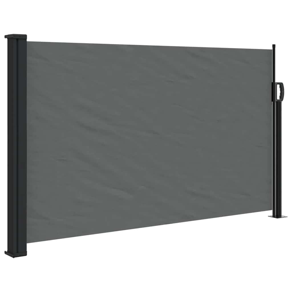 Vidaxx ausziehbarer Windschutz 120x600 cm Anthrazit