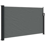 Vidaxx ausziehbarer Windschutz 120x600 cm Anthrazit