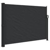 Vidaxx ausziehbarer Windschutz 140x600 cm schwarz