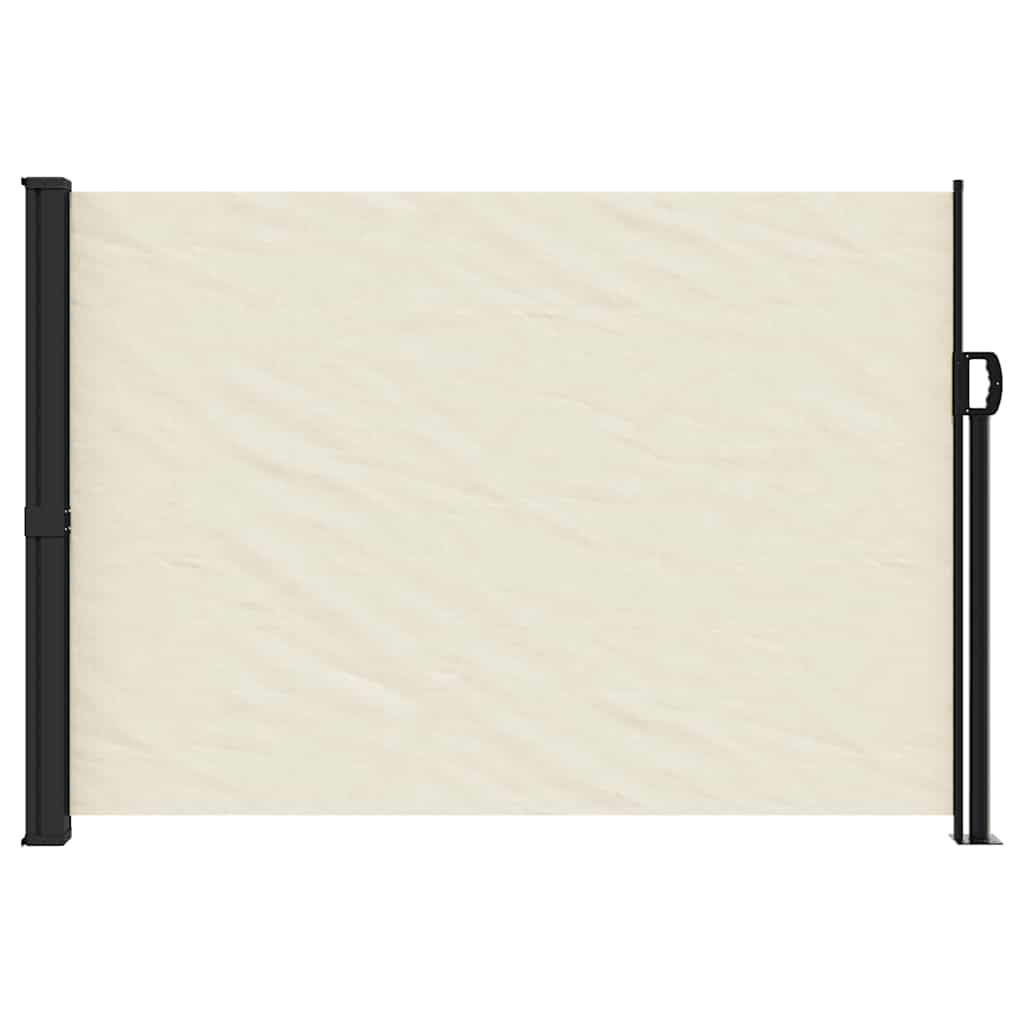 Vidaxx ausziehbarer Windschutz 140x600 cm creme