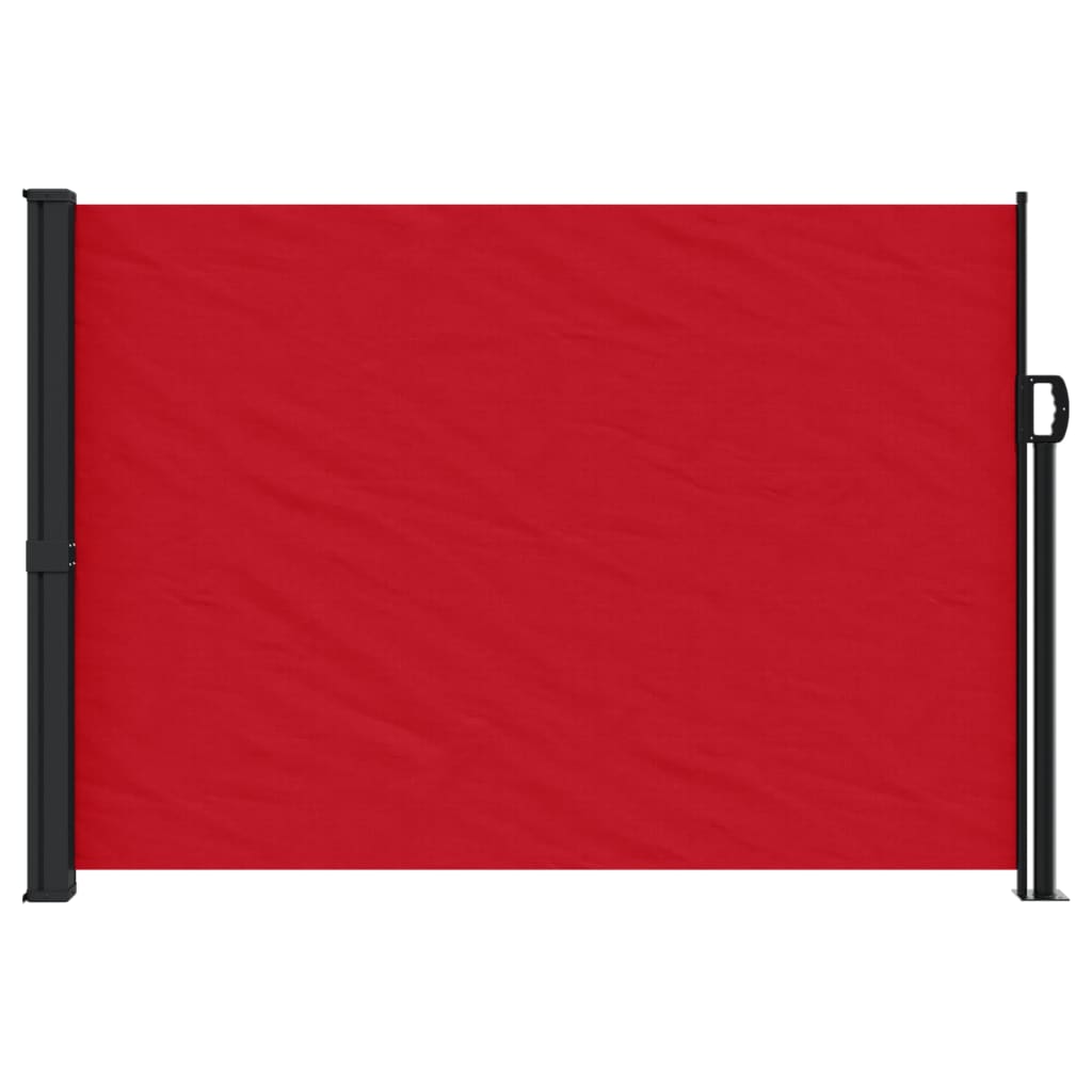 Vidaxl windscherm uittrekbaar 140x600 cm rood