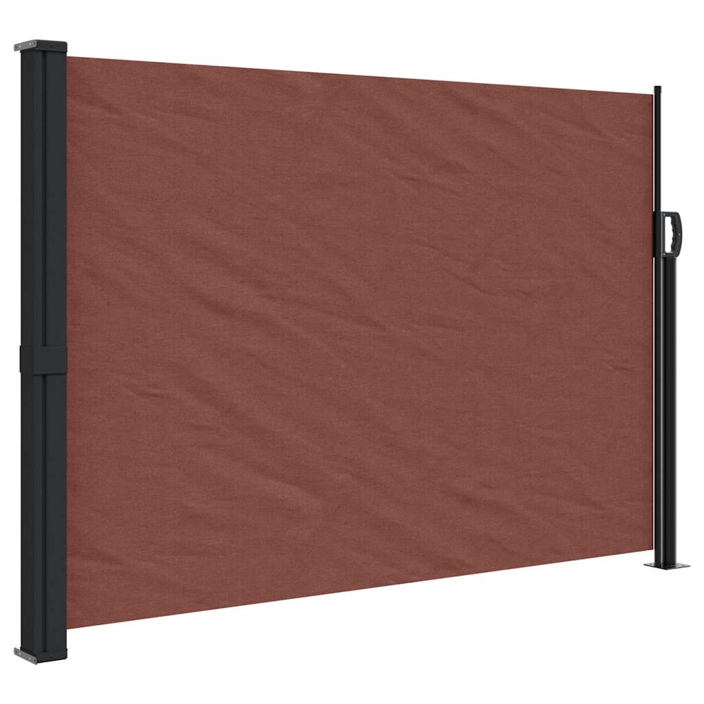 Vidaxx ausziehbarer Windschutz 140x600 cm braun