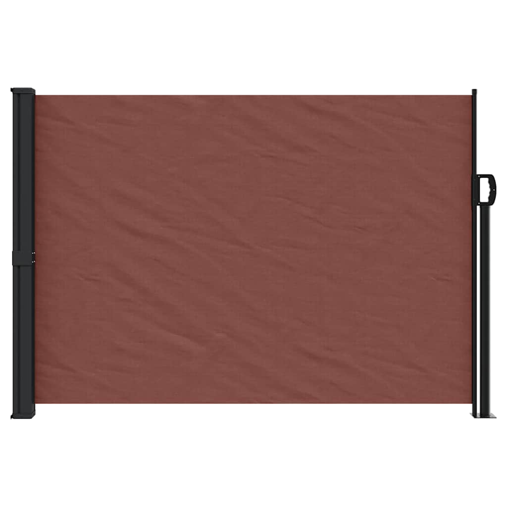 Vidaxx ausziehbarer Windschutz 140x600 cm braun