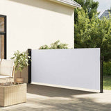 Vidaxx ausziehbarer Windschutz 140x600 cm weiß