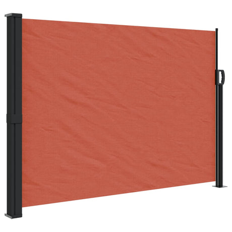 Vidaxx ausziehbarer Windschutz 140x600 cm Terrakotta