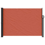 Vidaxx ausziehbarer Windschutz 140x600 cm Terrakotta