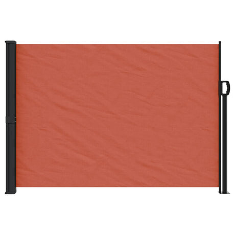 Vidaxx ausziehbarer Windschutz 140x600 cm Terrakotta