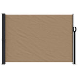 Vidaxx ausziehbarer Windschutz 140x600 cm Taupe