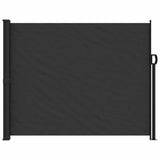 Pare-brise vidaxl extensible 160x600 cm noir