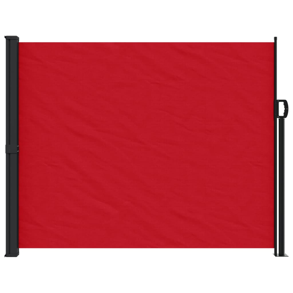 Vidaxx ausziehbarer Windschutz 160x600 cm rot