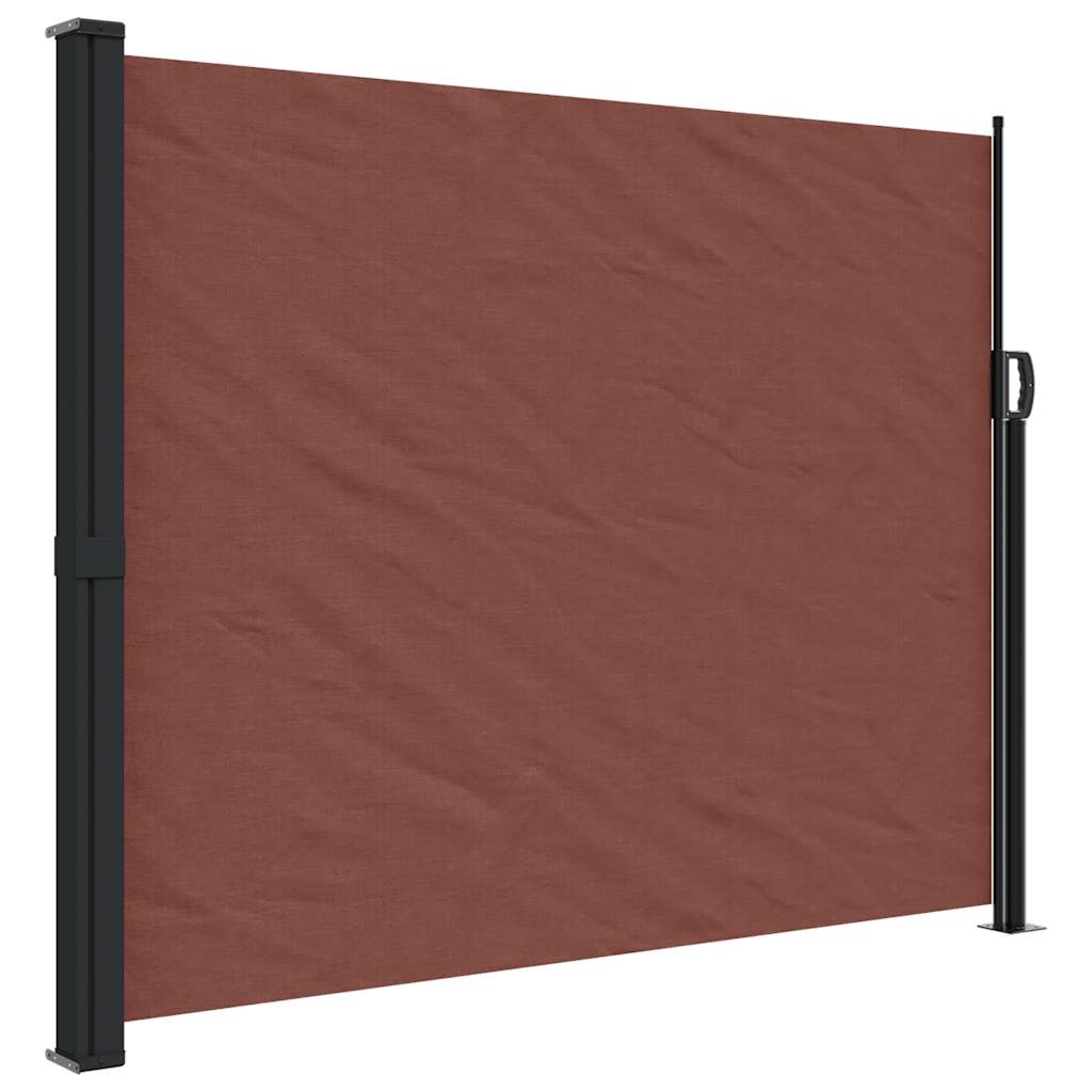 Vidaxx ausziehbarer Windschutz 160x600 cm braun