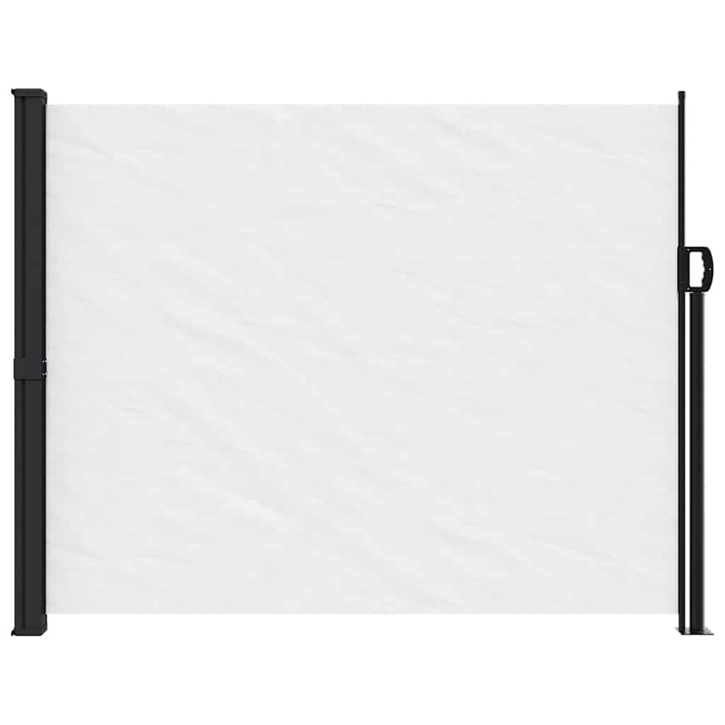 Pare-brise Vidaxl extensible 160x600 cm blanc