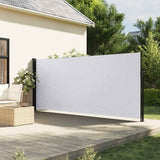 Vidaxx ausziehbarer Windschutz 160x600 cm weiß