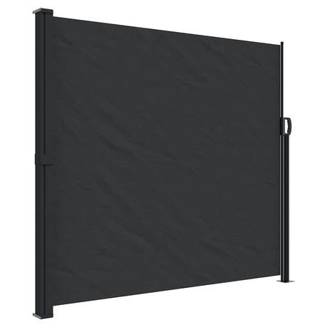 Vidaxx ausziehbarer Windschutz 180x600 cm schwarz