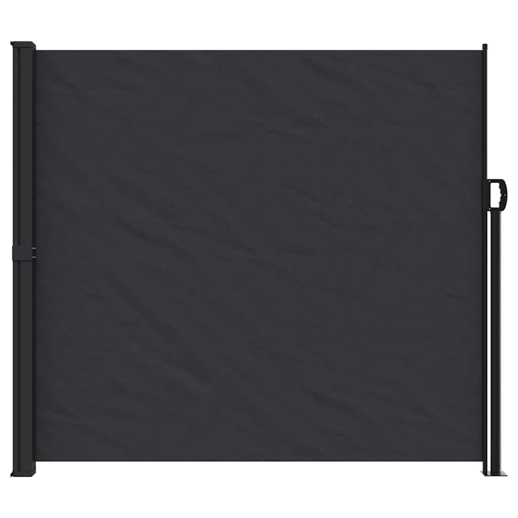 Vidaxx ausziehbarer Windschutz 180x600 cm schwarz