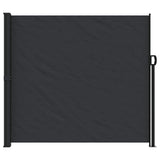 Vidaxx ausziehbarer Windschutz 180x600 cm schwarz