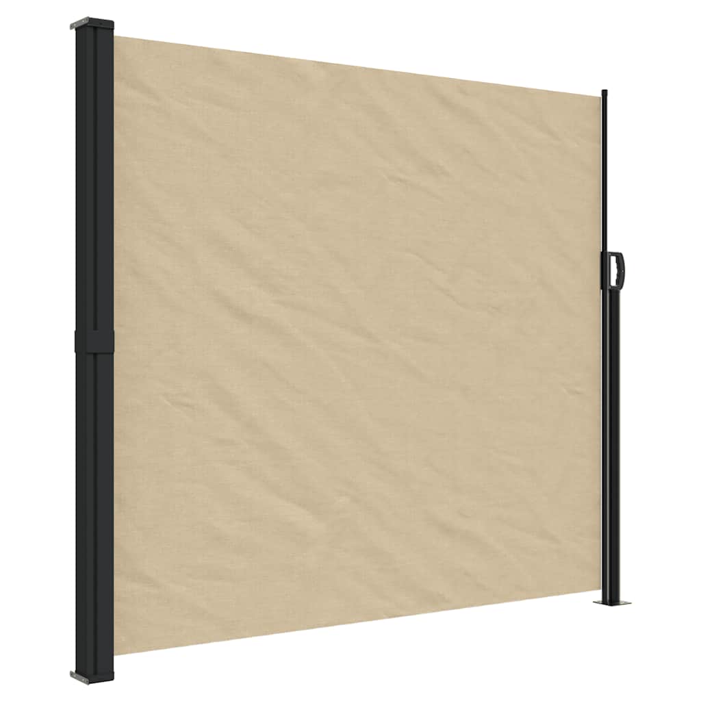 Vidaxx ausziehbarer Windschutz 180x600 cm beige