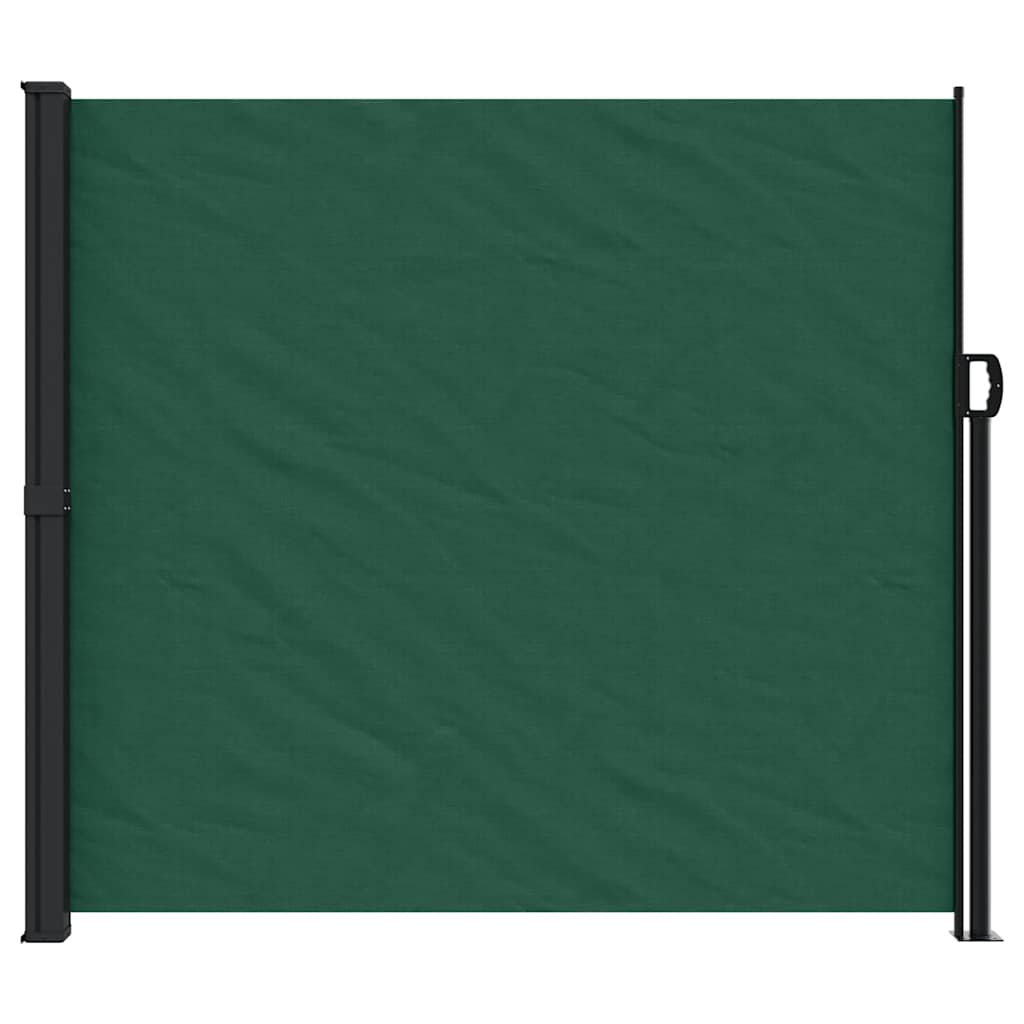 Vidaxl tuinscherm uittrekbaar 180x600 cm donkergroen