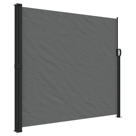 Vidaxx ausziehbarer Windschutz 180x600 cm Anthrazit