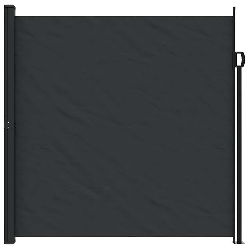 Vidaxx ausziehbarer Windschutz 200x600 cm schwarz