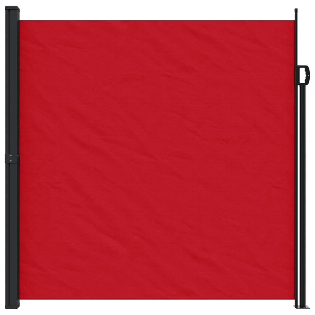 Vidaxx ausziehbarer Windschutz 200x600 cm rot