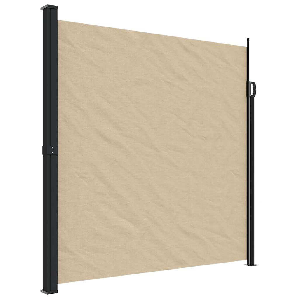 Vidaxx ausziehbarer Windschutz 200x600 cm beige