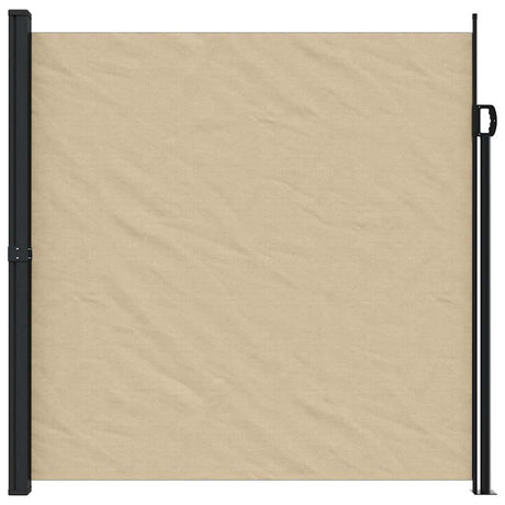 Vidaxx ausziehbarer Windschutz 200x600 cm beige