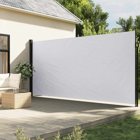 Vidaxx ausziehbarer Windschutz 200x600 cm weiß