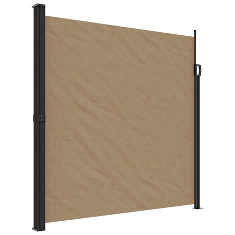 Vidaxx ausziehbarer Windschutz 200x600 cm Taupe