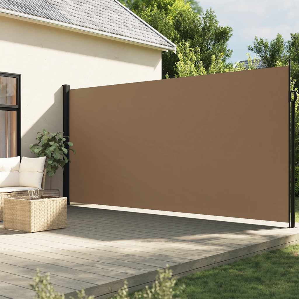 Vidaxl Windschutzscheibe 200x600 cm Taupe