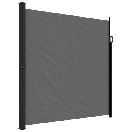 Vidaxx ausziehbarer Windschutz 200x600 cm Anthrazit