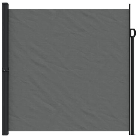 Vidaxx ausziehbarer Windschutz 200x600 cm Anthrazit