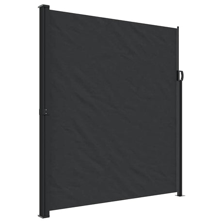 Vidaxx ausziehbarer Windschutz 220x600 cm schwarz