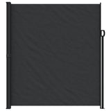 Vidaxx ausziehbarer Windschutz 220x600 cm schwarz