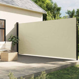 Vidaxl Windshield utdragbar 220x600 cm Cream -Colored